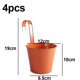 thumbnail image 2 of Maceta colgante de pared decorativa de color colgante de estaño desmontable no. Medio sin agujero Vhermosa CPB-US-LBS51-3, 2 of 5