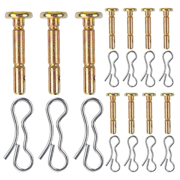 KAKOWELY shear for snow blowers 12 Set Shear Pins Cotter Pins For Snow Blower Metal Replacement Parts For Snow Thrower Protects Auger From Damage Fits Most Snow Blowers
