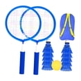 thumbnail image 3 of yotijay Badminton Set for Kids Badminton Play Set with Shuttlecock Gift Sturdy Badminton Blue, 3 of 9