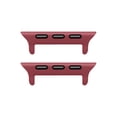 thumbnail image 4 of Posh Tech Cranberry Silicone Replacement Apple Watch Band (Fits All Models), 4 of 6