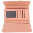 thumbnail image 1 of MERRYHAPY Cartera Larga Para Mujer De Cuero PU Rosa Con Múltiples Ranuras Y Seguro Para Uso Diario, 1 of 6