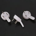 thumbnail image 5 of 20 pcs plastic heavy wall picture frame hooks hangers 3-pin small white, 5 of 5