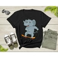 thumbnail image 2 of Cute Skateboarding Big Elephant Animal for Men Women Boys Girls T-Shirt Men Skateboarder Elephant Lover Gift T Shirt Graphic Tshirt, 2 of 8