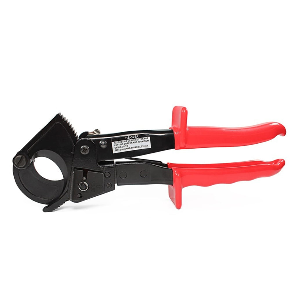 ZPAQI Ratchet Cable Wire Cutter Up to 240mm²/ 10.23Inch Cutter Compact Pliers