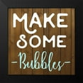 thumbnail image 2 of Matic,Jelena 12x12 Black Modern Framed Museum Art Print Titled - Make Some Bubbles, 2 of 5