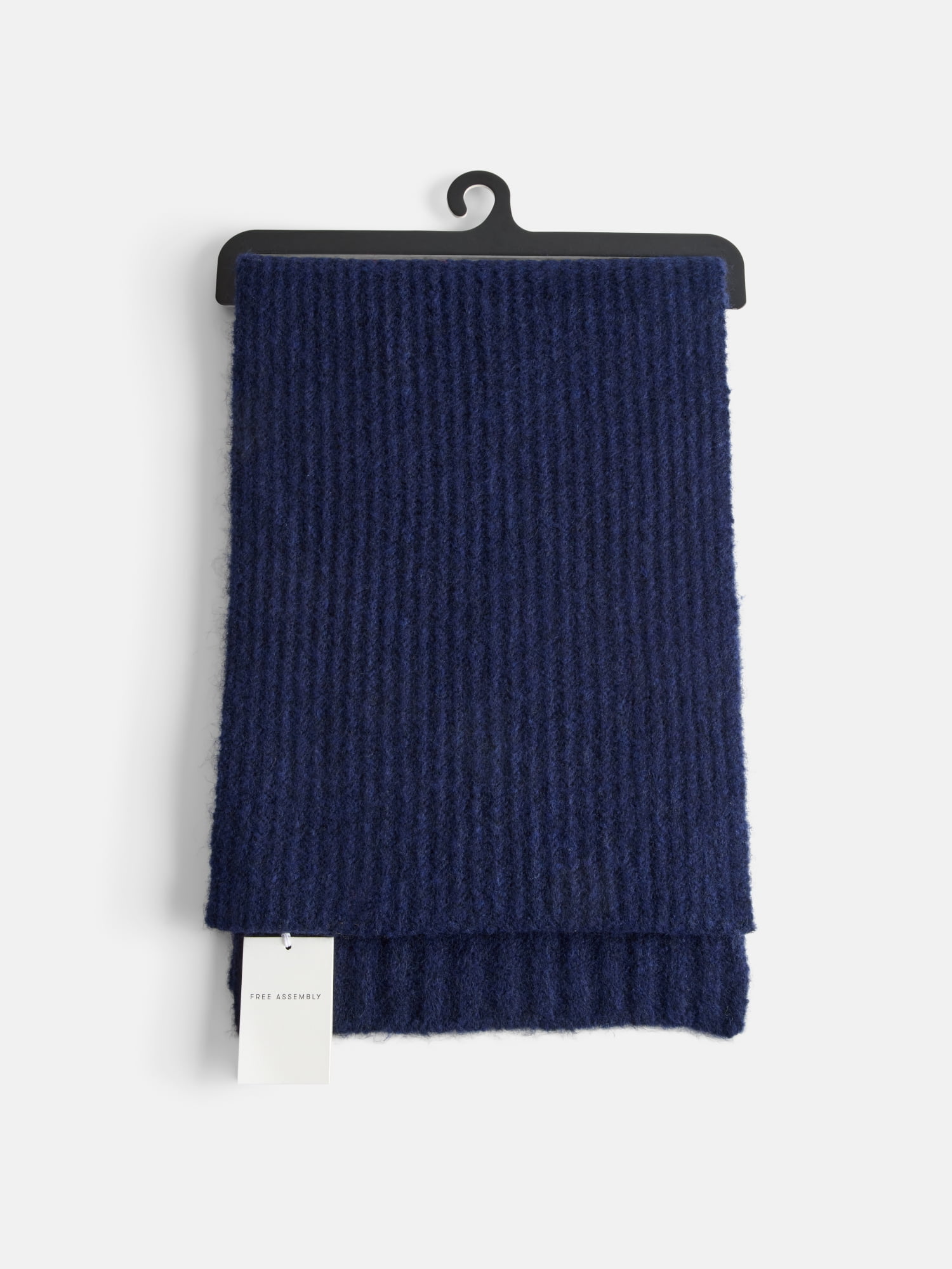 Free Assembly Women's Solid Scarf, Navy