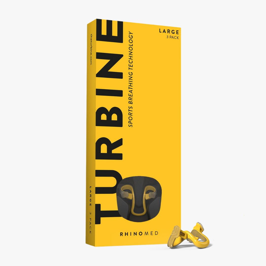 Turbine Breathing Nasal Dilator | Large 3 pack | Improve Airflow & Reduce Congestion | Nasal Strip Alternative | Comfortable Breathing Aid for Sports & Workout Performance