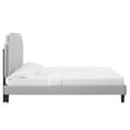 thumbnail image 4 of Modway Colette Queen Performance Velvet Platform Bed in Light Gray, 4 of 10