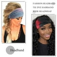 thumbnail image 4 of Diademas anchas, turbantes elásticos, bandas para el cabello anudadas, bandas elásticas para el sudor para hacer ejercicio, yoga, correr, deportes, pañuelos para la cabeza grandes para mujeres, 4 of 5