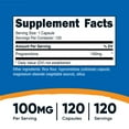 thumbnail image 5 of Nutricost Pregnenolone 100mg, 120 Capsules - Non-GMO, Gluten Free, Vegetarian Supplement, 5 of 5