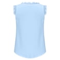thumbnail image 5 of Women 2025 Lace Trim Tank Tops Dressy V Neck Camisole Blouse Casual Loose Fit Sleeveless Summer T Shirt, 5 of 5