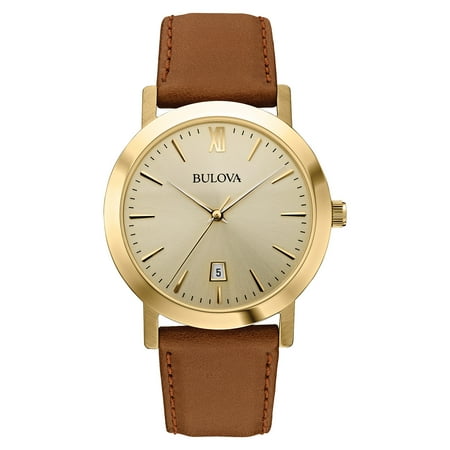 - Bulova Men's Leather Watch