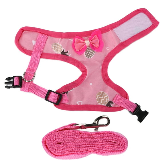 Chicken Leash, Breathable Mesh Training Harness and Leas Chicken Harness Duck Harness Adjustable Strap Outdoor Training Traction Rope for Chicken Duck Goose Hen Small Pets
