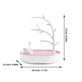 thumbnail image 2 of OUNONA Jewelry Display Jewelry Storage Rack Pink 1Set Tree Branches Shape for Women, 2 of 2