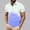 (Casual 76)Purple, variant on DayScoop Plus Size T-Shirt for Men Fashion TShirt Summer Casual Print Short Sleeved Half Button Turndown Collar Breathable Oversize Tops Tees