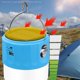 thumbnail image 3 of Advancent Linterna de camping Colgador solar Bombilla impermeable USB Recargable Pantalla de alimentación Amplio alcance Long Shot Iluminación exterior Estufas de camping Advancent OD029535-00, 3 of 6
