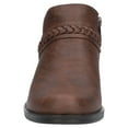 thumbnail image 2 of Easy Street Jalia Women's Ankle Boots Color: Brown Size: 6, 2 of 4
