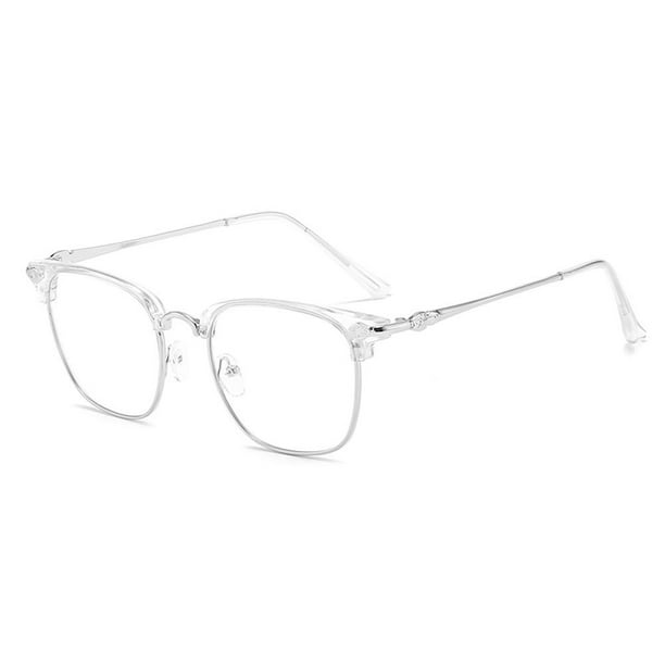 SGACAI Gafas de moda con montura media y protección contra la luz azul