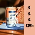 thumbnail image 4 of HOP WTR Sparkling Hop Water, Peach 12 Pack, Sugar Free, Low Carb Non Alcoholic Drinks, NA Beer, Adaptogen Drink, No Calories, Adaptogens & Nootropics for Added Benefits, 12 oz Cans, 4 of 7