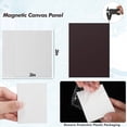 thumbnail image 4 of 100 Paneles de Lona de Pintura MagnéTica de 3X3 Pulgadas, Tableros de Lona MagnéTicos, Lienzos MagnéTicos para Pintar Arte de Azulejos, 4 of 5