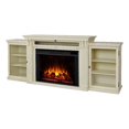 thumbnail image 1 of Real Flame Canada Cheminée Électrique Grand en Bois Tracey, Blanc Vieilli, 1 of 8