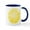 White/Navy Inside, variant on CafePress - Lemon Mug - 11 oz Ceramic Mug - Novelty Coffee Tea Cup