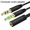 thumbnail image 2 of Huanledash Headphone Splitter Earphone Adapter Audio 3.5mm Female to 2 Male Jack Aux Cable, 2 of 8