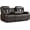 Brown-PU, variant on Loveseat Recliner Sofa,3 Seater RV Recliner Couch, Manual Reclining Loveseat with Console for Living Room, Home Theater Seating with AC/USB C/USB and Drawer