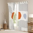 thumbnail image 3 of Erosebridal Abstract Red Sun Curtains Geometric Lines Blackout Curtains, Aesthetic Curtains & Drapes Vintage Minimalist Bedroom Curtains, Modern Window Treatments Luxury Grey Circle Room Decoration, 3 of 6
