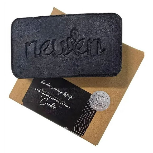 Jabón Corporal Carbón Activado Set de 4 pzs Newen