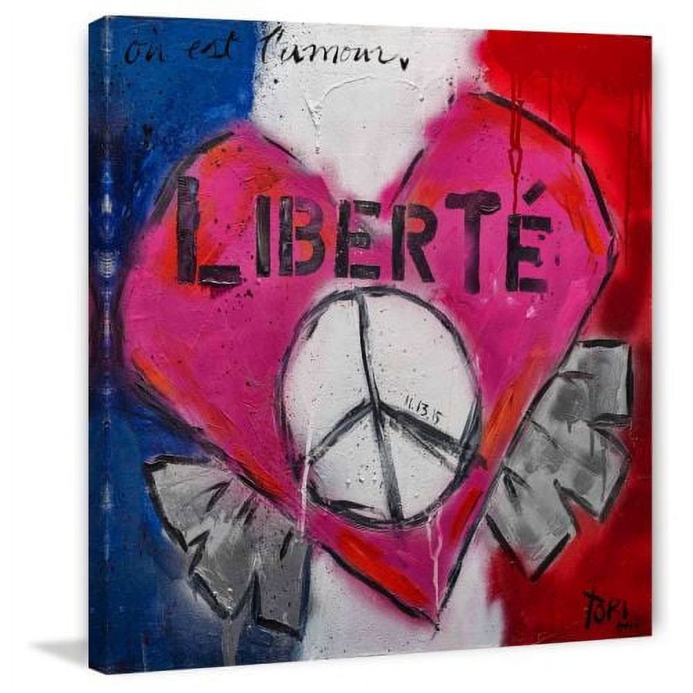 "Liberte" Painting Print on Canvas