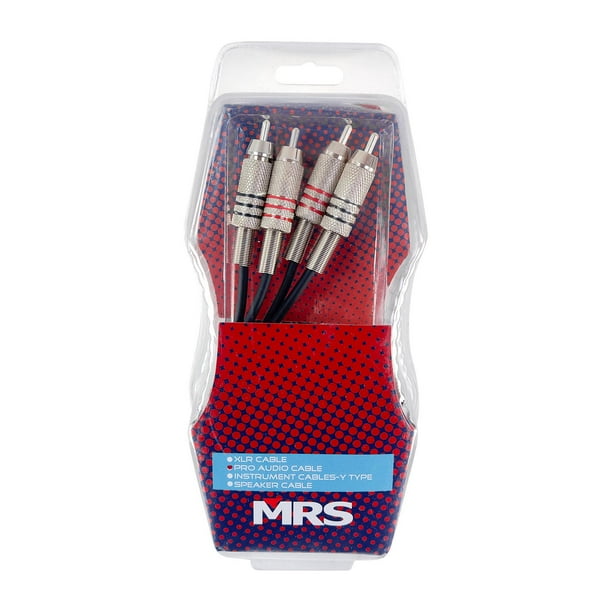 MORRISON Cable de audio JACK/JACK de 3m MRS-AU043-3M MORRISON negro 30x30x30