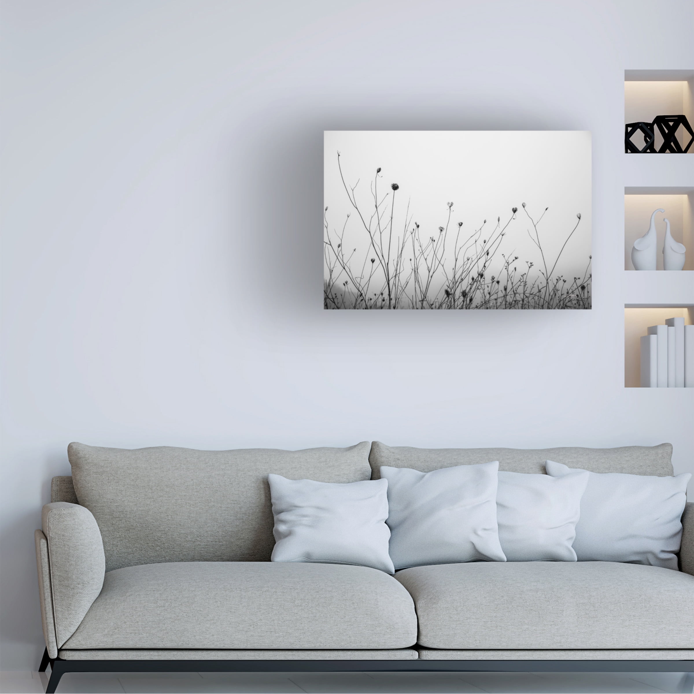 Aledanda 'Autumn Grasses' Canvas Art