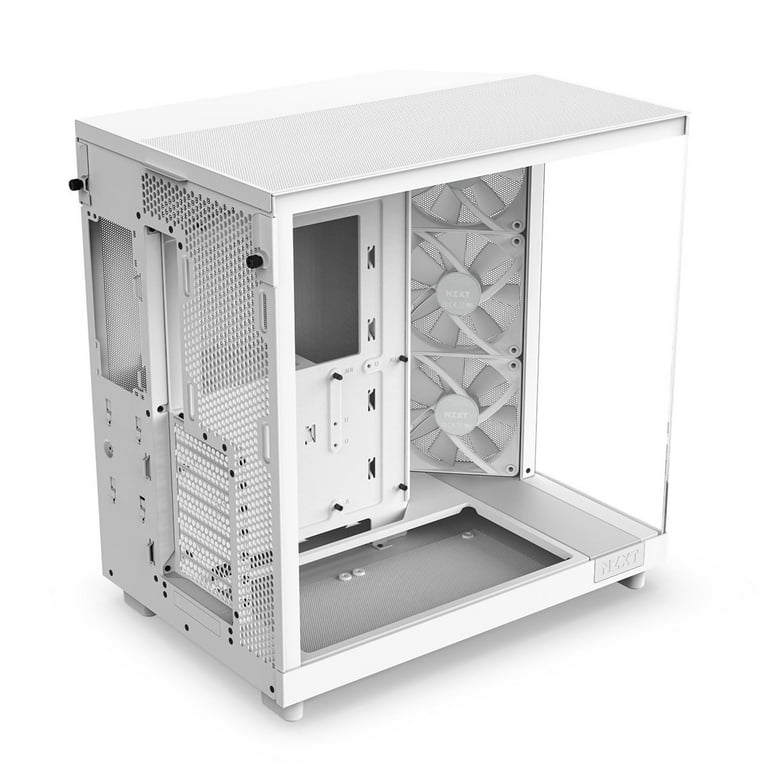 新品未使用　NZXT H6 FLOW ホワイト NZXT H6 FLOW RGB Compact Dual-Chamber Mid-Tower Airflow Case