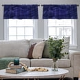 thumbnail image 4 of LALILO Kitchen Curtain Valance With Waves Floral Hair Fur Rod Pocket Window Curtain 52"x 18" Set of 2, 4 of 5