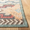 thumbnail image 3 of SAFAVIEH Kilim Dewayne Tribal Area Rug, Natural/Blue, 7' x 7' Square, 3 of 8