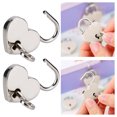 thumbnail image 4 of Heart Shape , Pack Of 2 Silver Heart Lock, Diary Book For Luggage, 4 of 8
