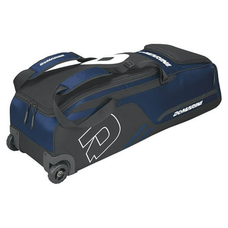 DeMarini Momentum Wheeled Bag, Navy (Best Wheeled Baseball Bag)