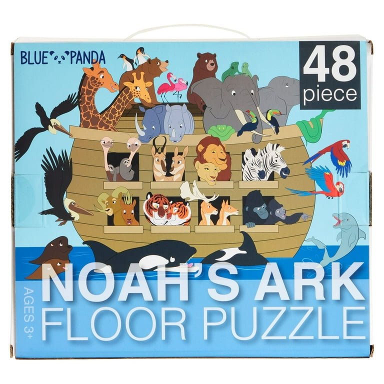 Kids Floor Puzzle Καφέ 4pcs 7483