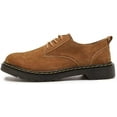 thumbnail image 2 of Men's Classic Suede Urban Oxford Shoes Leather Fashion Casual Shoes Non-Slip TPR Cargo Shoes, 2 of 14