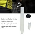 thumbnail image 3 of Floating Racket Handle, White Badminton Bat Handle Easy Installation  For 6.8-7.1mm Medium Tube, 3 of 8