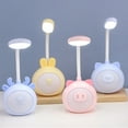 thumbnail image 3 of Sunjoy Tech LED Night Lamp Flexible Hose Design Non-Glaring Flicker Free Eye Protection Dimmable Decorative Ultra-Bright Indoor Cartoon Night Lamp Eye-caring LED Light Bedroom Supplies, 3 of 8