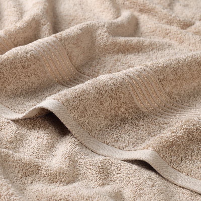 Superior Egyptian Cotton Absorbent Taupe Hand Towel Set of 8