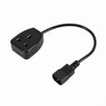 thumbnail image 3 of IEC320 C14 to UK BS1363A Outlet Socket,IEC C14 Male Plug to UK 3Pin Female Socket Pk7226, 3 of 7