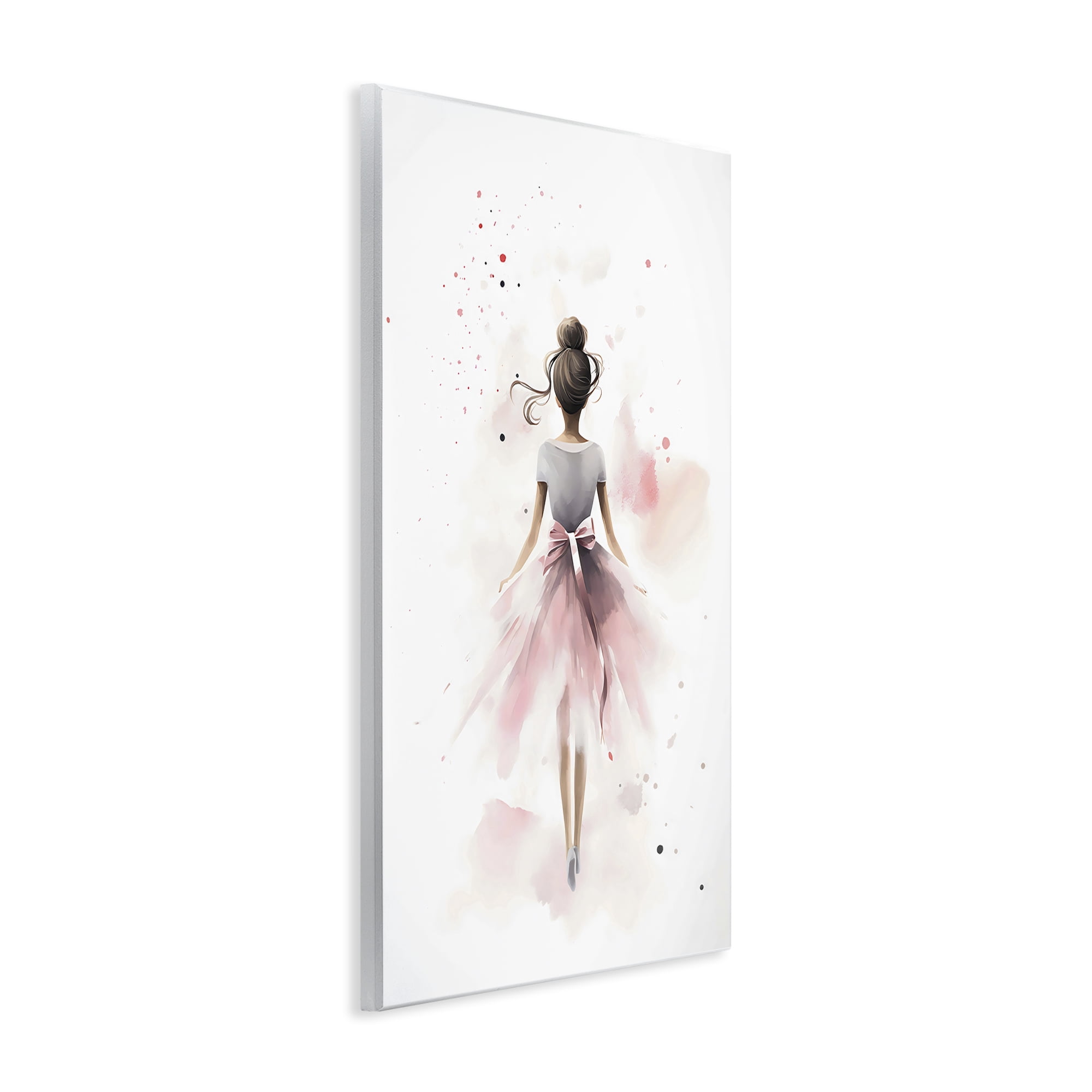 Stupell Industries Speckled Ballerina View Wall Plaque Art, design by Creative Studio