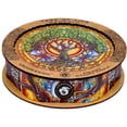 thumbnail image 6 of UNIDRAGON Original Wooden Jigsaw Puzzles - Mandala Tree of Life, 350 pcs, King Size 13"x13", Beautiful Gift Package, Unique Shape Best Gift for Adults and Kids, 6 of 10