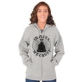 thumbnail image 3 of In Pizza We Crust Funny Food Pun Unisex Fleece Graphic Zip Up Hoodie Brisco Brands 4X, 3 of 5