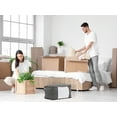 thumbnail image 6 of Unique Bargains 1 Pack Clothes Storage Bags Moving Bags Grey 21.5*14*8in, 6 of 7