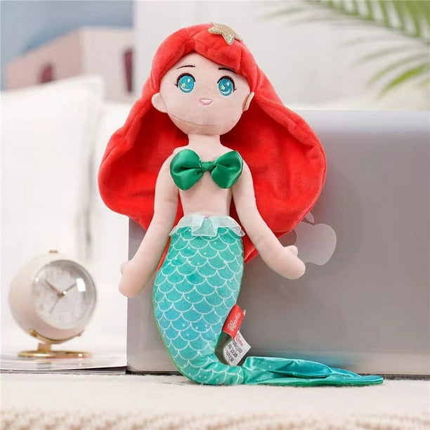 Mermaid Plush Doll, Mermaid Princess Dolls, Mermaid Toy, Cartoon Children's Soft Toys, animal Plush Toy, Collectible Cuddly Stuffed for Girls Birthday Gift