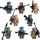 thumbnail image 1 of Set de 8 Minifiguras de Camuflaje de Fuerzas Especiales – Soldados con Equipo de Bloques de Construcción, Figuras de Acción Militares para Niños y Coleccionistas, 1 of 9